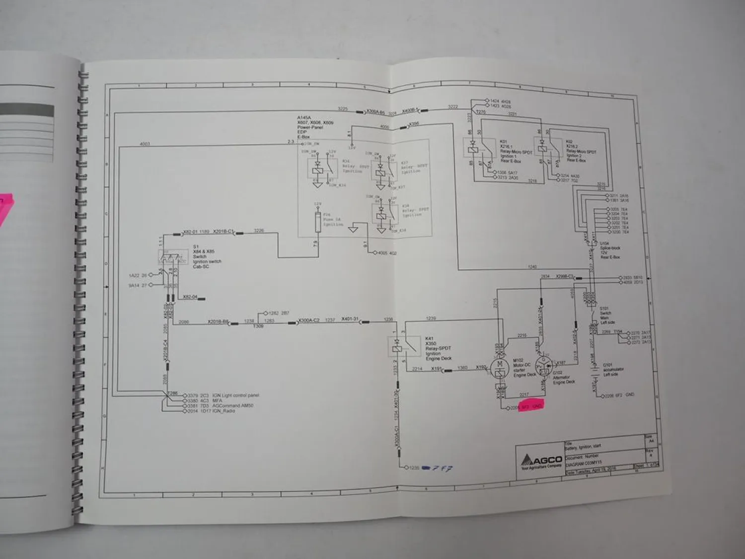 Fendt 8380P 8410P 9470X Mähdrescher Service Training Elektrik Schaltplan 2016