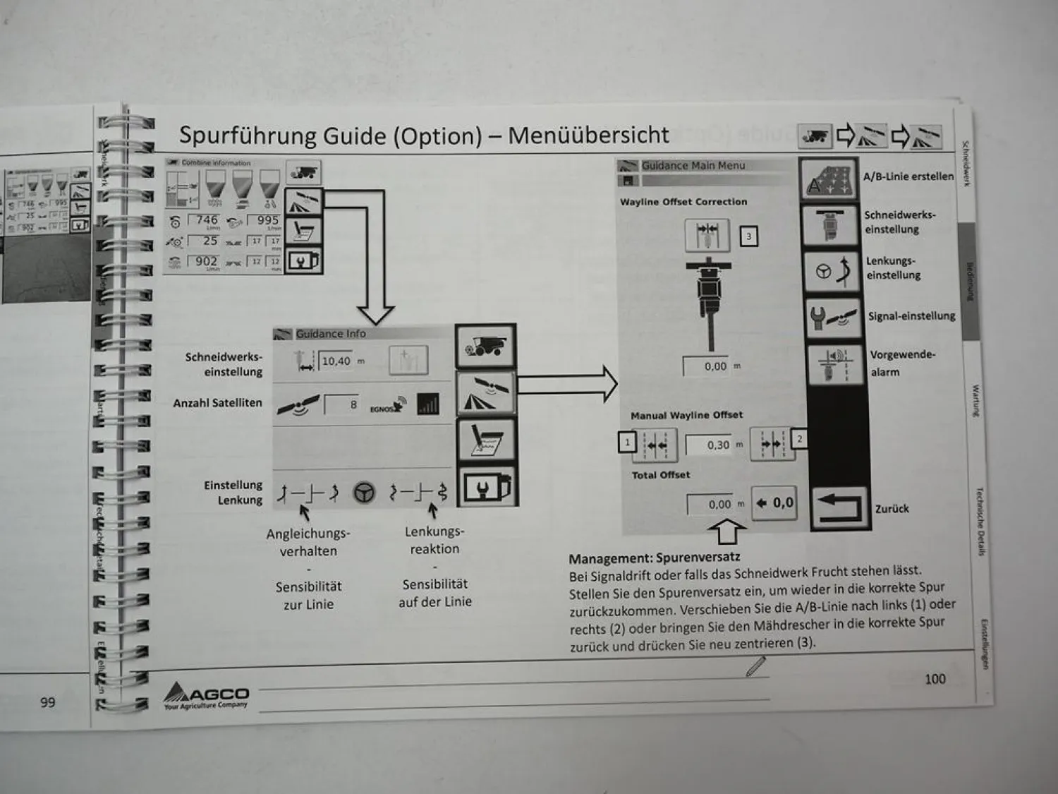 Fendt 8380P 8410P 9490X MF 7380 7382 9380 AL Mähdrescher Betriebsanleitung 2016