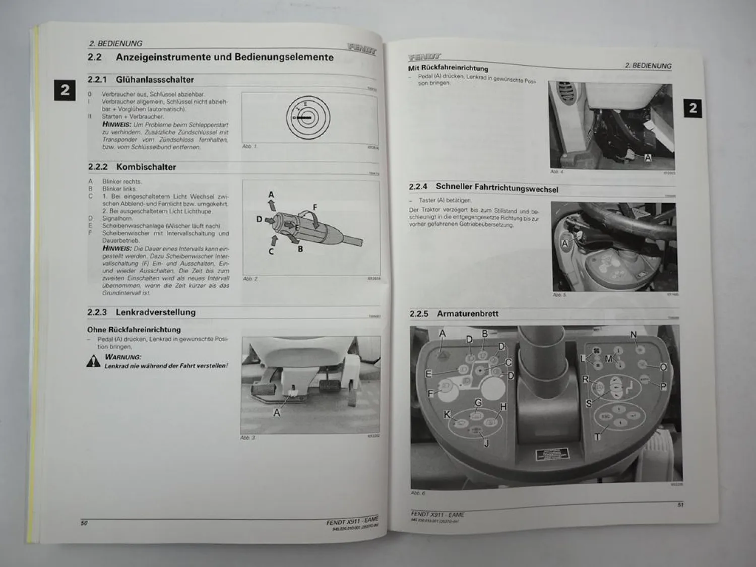 Fendt 924 927 930 933 936 939 Vario Betriebsanleitung Bedienung Wartung 2010/13
