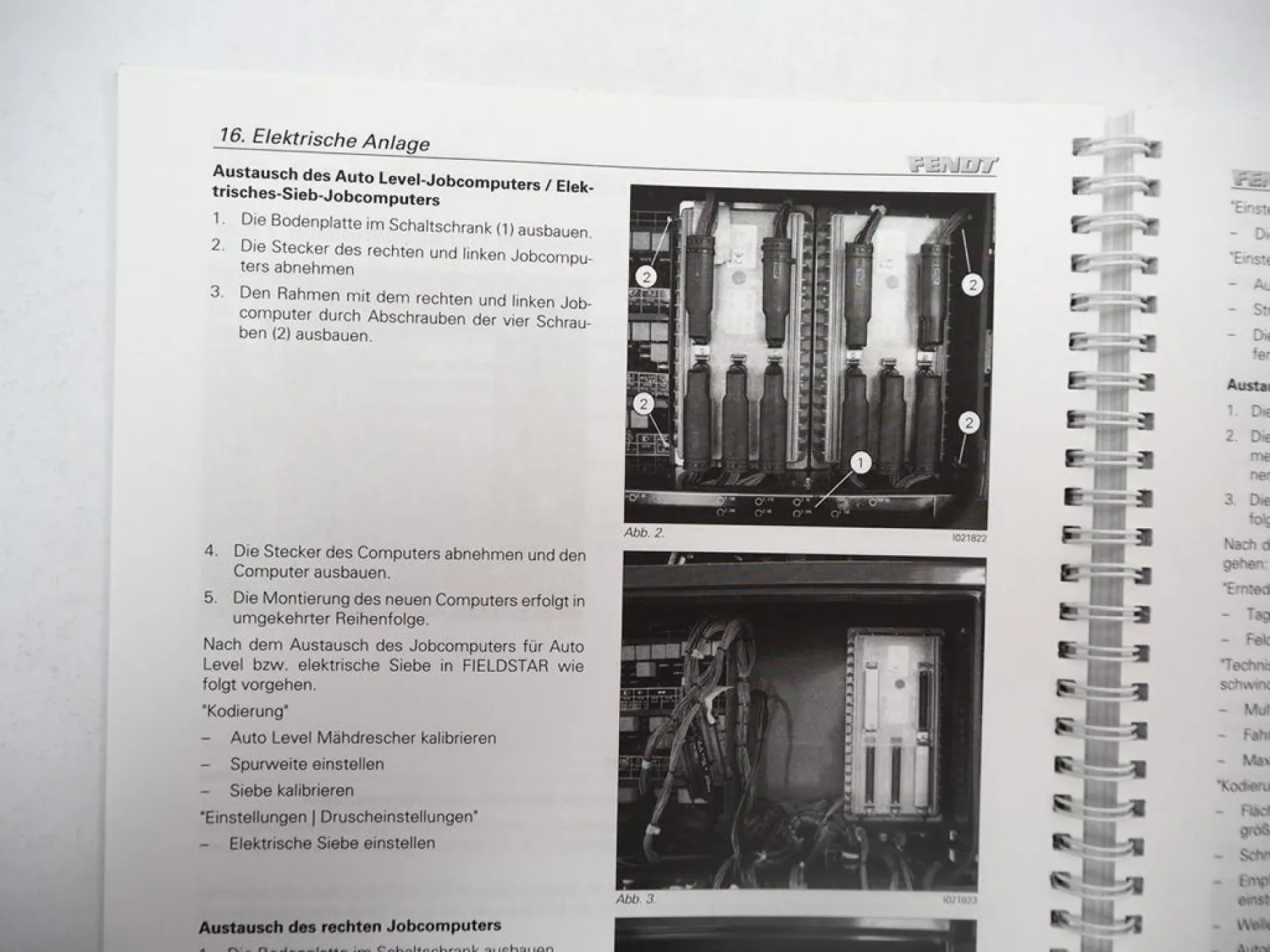 Fendt 9470X Hybrid Mähdrescher Schulungshandbuch Elektrik Setup 2011