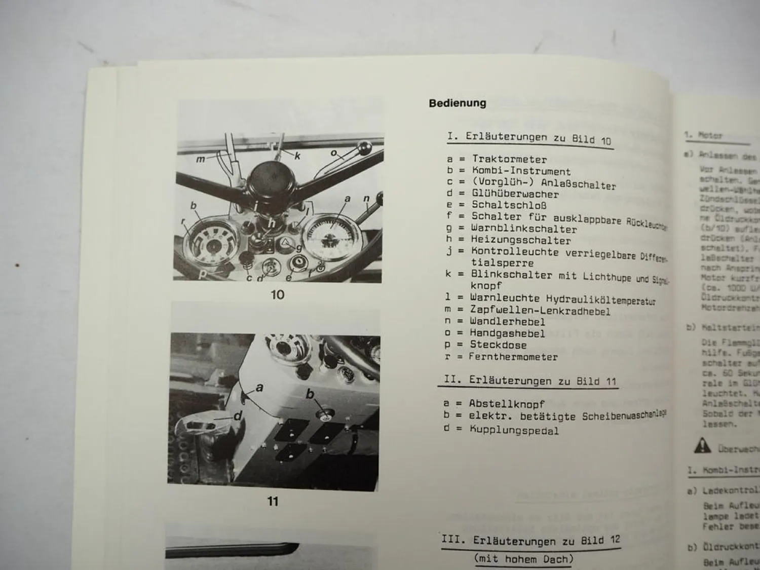 Fendt F 275 255 GT GTF Geräteträger Betriebsanleitung Wartung 1983