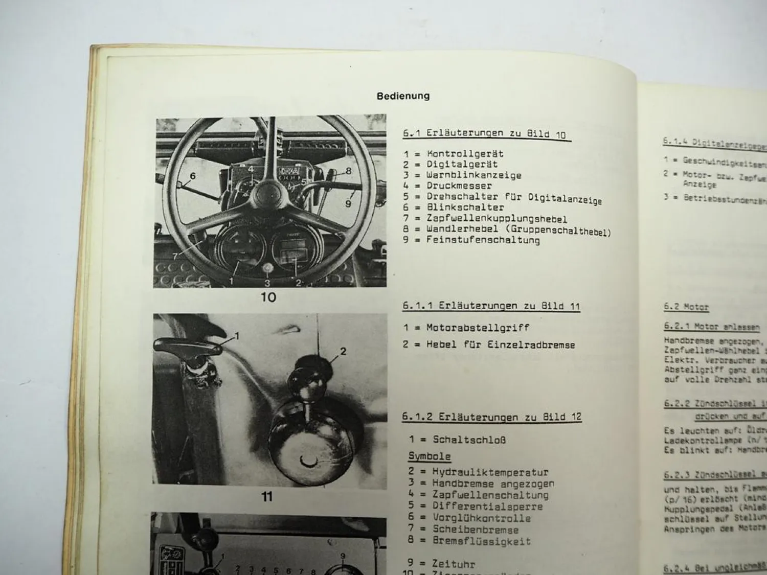 Fendt F 345 360 380 GT Geräteträger Betriebsanleitung Bedienung 1984