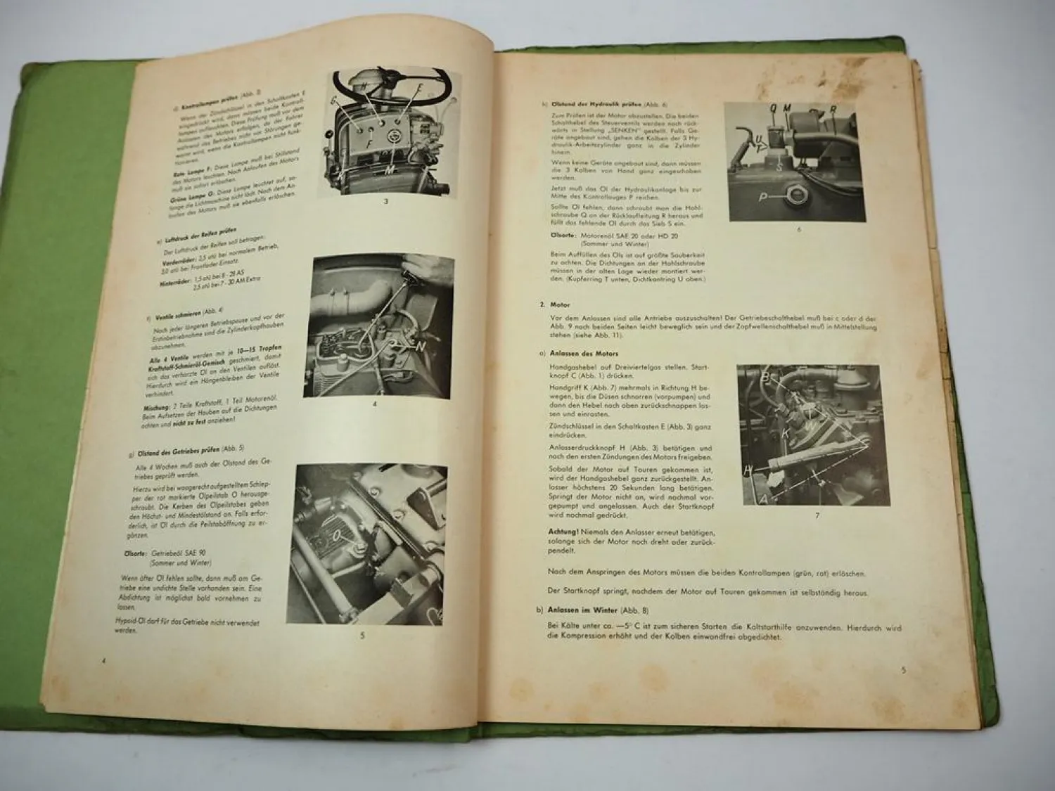 Fendt F220 GT 19 PS Geräteträger & Arbeitsgeräte Betriebsanleitung 1958