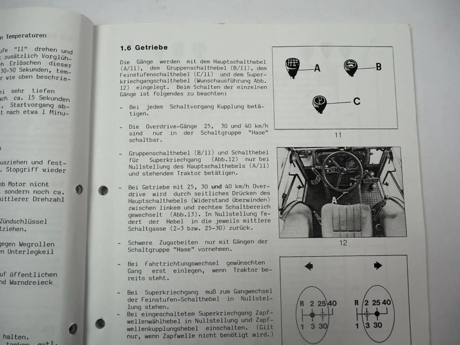 Fendt Farmer 240 250 260 270 275 280 P S V K Betriebsanleitung Bedienung Wartung