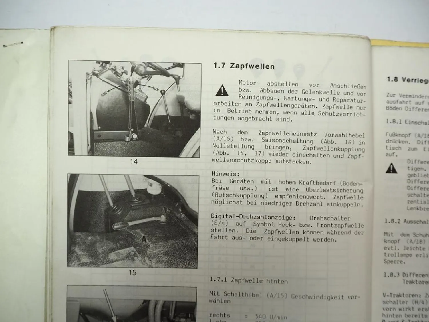 Fendt Farmer 240 250 260 270 275 280 V P S K Betriebsanleitung Bedienung 1989