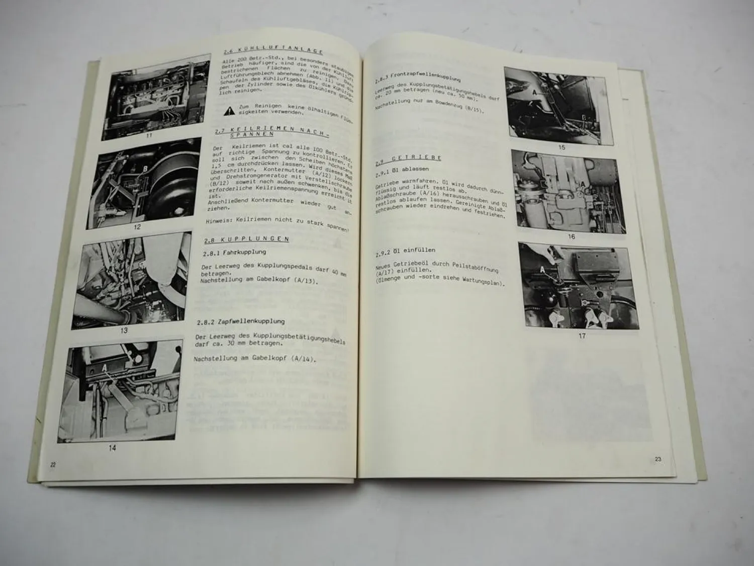 Fendt Farmer 240 250 260 270 280 S SA P PA V VA Betriebsanleitung Bedienung 1988