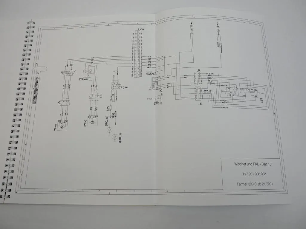 Fendt Farmer 307 308 309 C Schaltpläne Elektrik Stromlaufpläne 2002