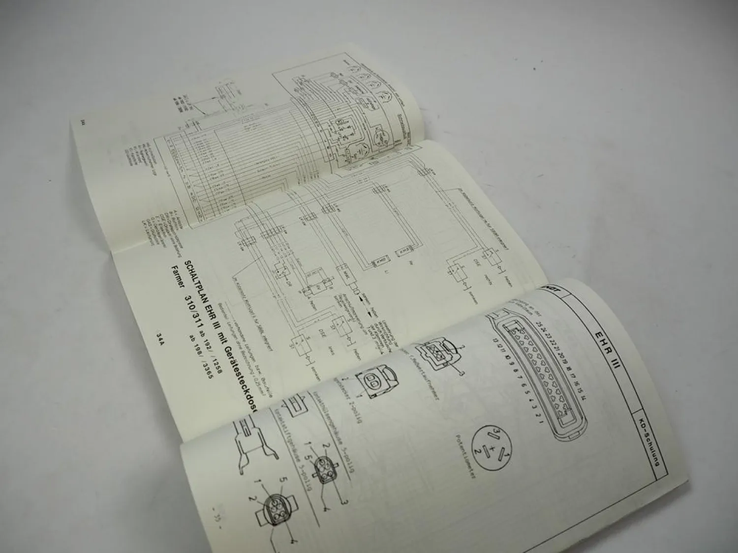 Fendt Farmer 310 - 311 Favorit 611 - 615 EHR 3 Hubwerkregelung Service Training
