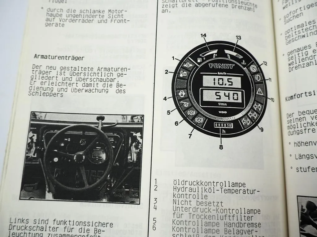 Fendt Farmer Reihe 200S 240S 250 260 S SA Information Schulung Technik 1987