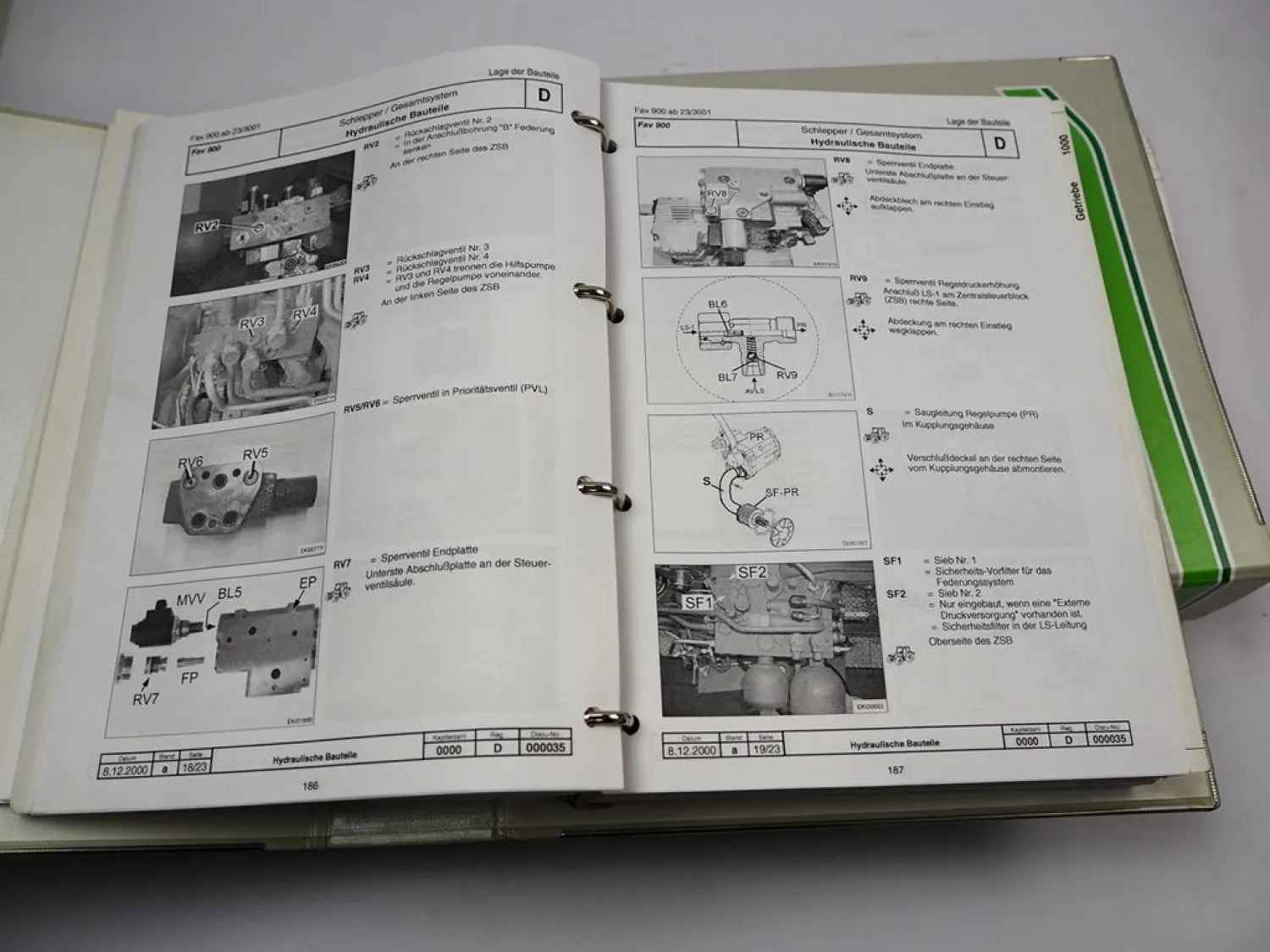 Fendt Favorit 916 920 924 926 Reparaturanleitung Werkstatthandbuch abFg 23/3001