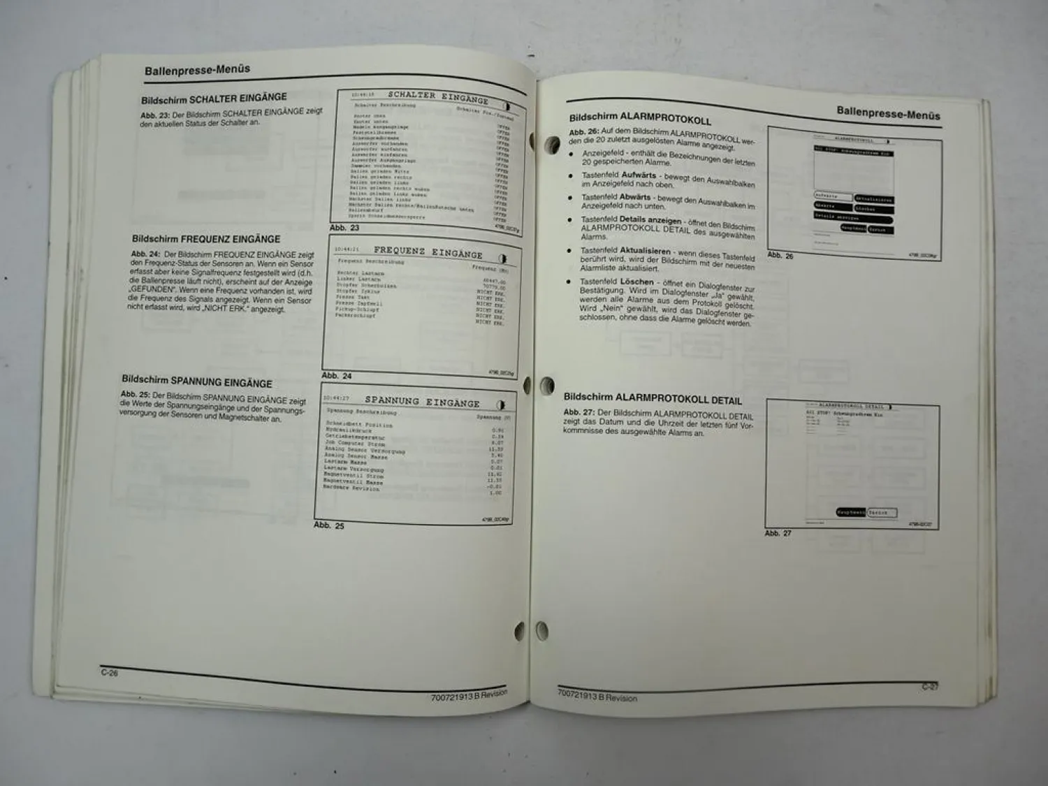 Fendt Fieldstar Elektronik für Quaderballen Presse Betriebsanleitung 2002