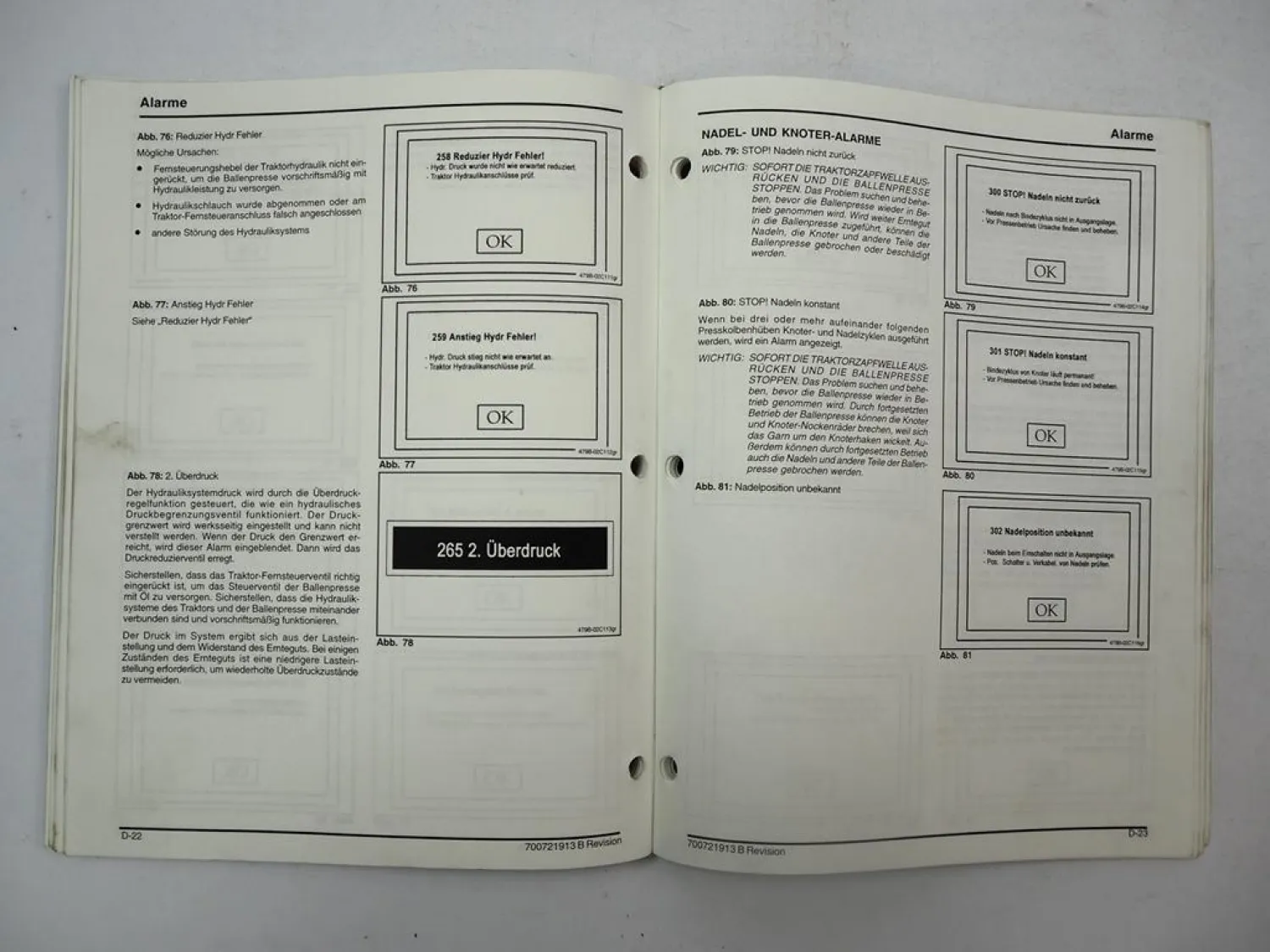 Fendt Fieldstar Elektronik für Quaderballen Presse Betriebsanleitung 2002