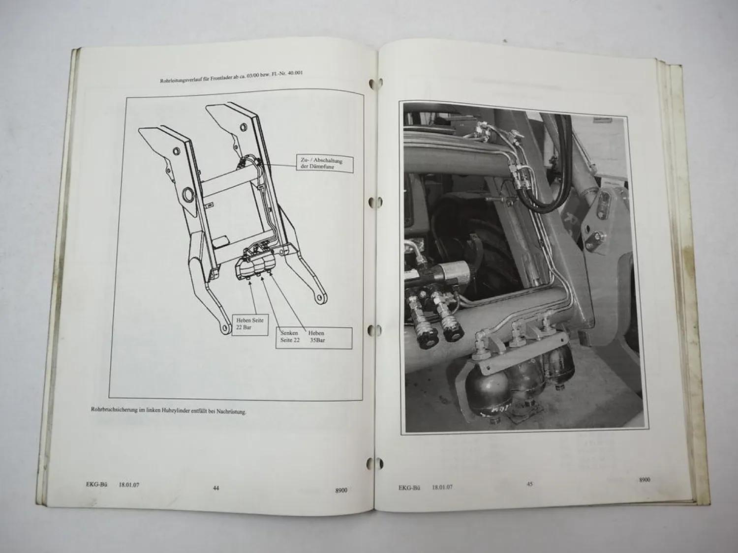 Fendt Frontlader 3 3K 3S Service Training Schulungshandbuch 2007