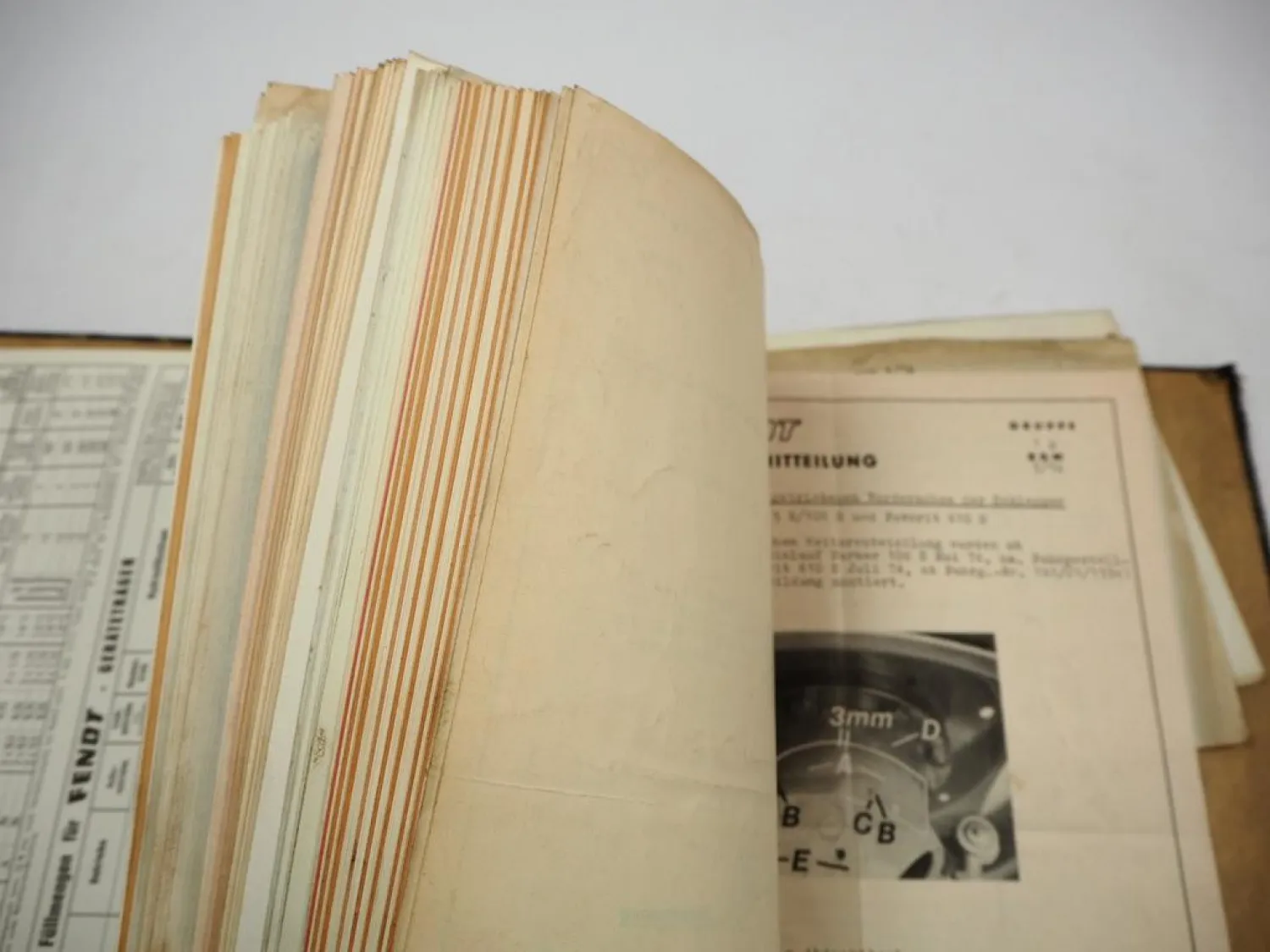 Fendt GT Favorit Farmer Kundendienstmitteilungen TÜV Gutachten Sicherheitsrahmen