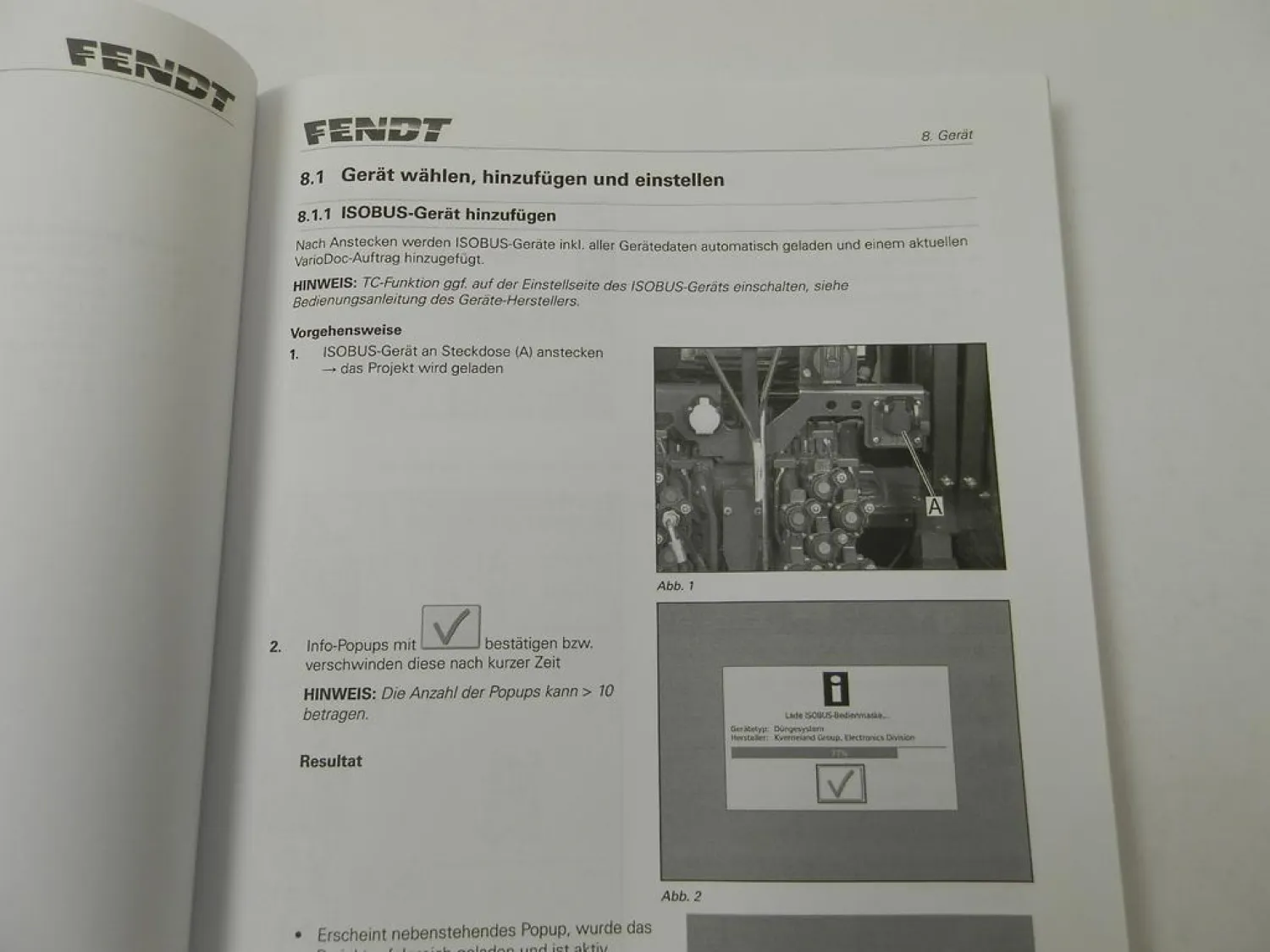 Fendt VarioGuide NovAtel Trimble Betriebsanleitung Bedienung 11/2018