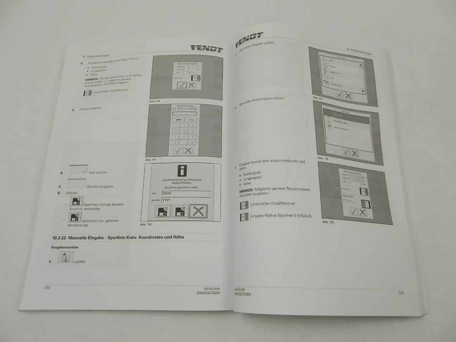 Fendt VarioGuide NovAtel Trimble Betriebsanleitung Bedienungsanleitung 2/2020
