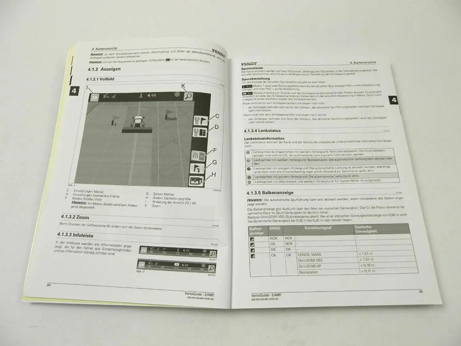 Fendt VarioGuide VarioGuide light VarioDoc Betriebsanleitung Bedienung 2015