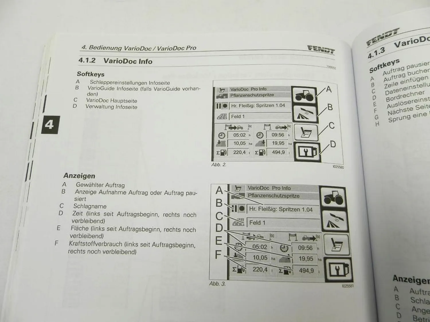 Fendt VarioGuide VarioGuide light VarioDoc Betriebsanleitung Bedienung 2015