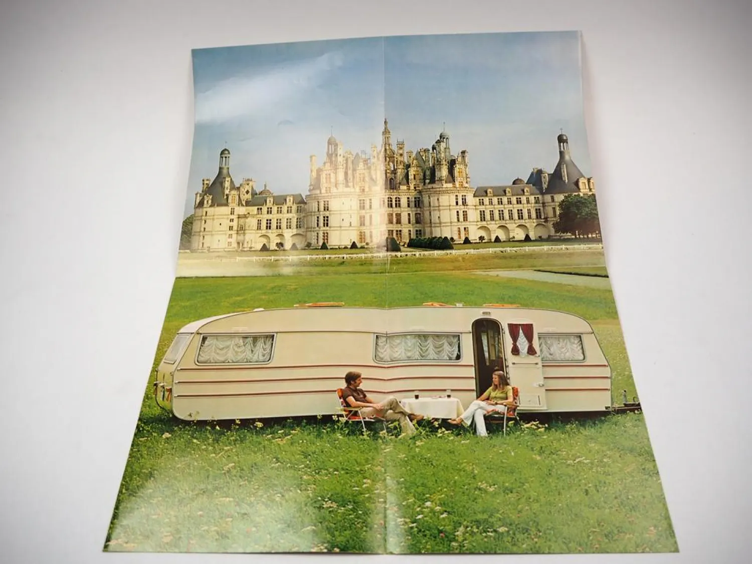 Feriela Caravan Modell Gotthard Wohnwagen Prospekt Produktvorstellung 1970er J.