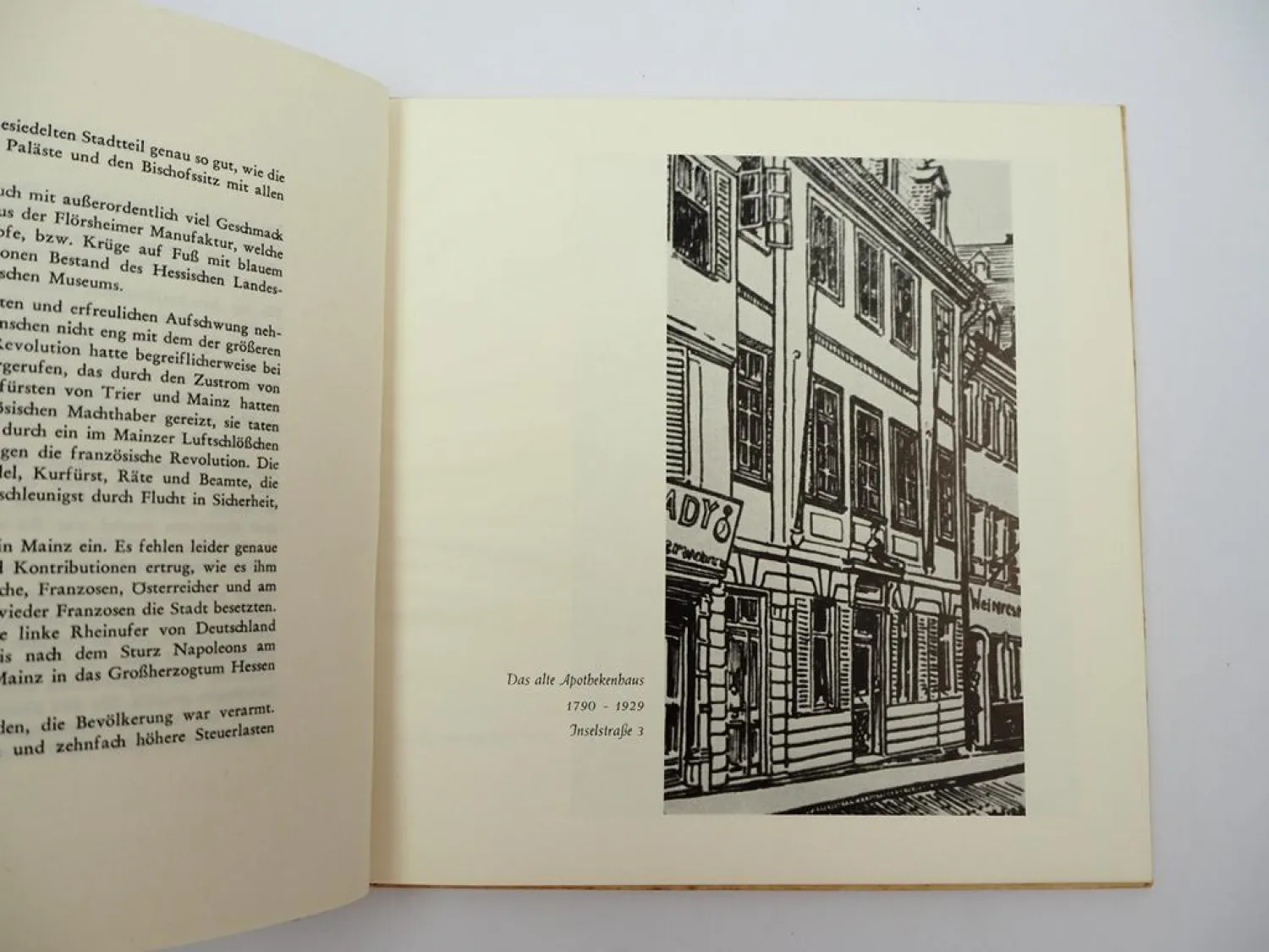 Festschrift 100 Jahre Pfau Apotheke Mainz Familie Thurn 1957