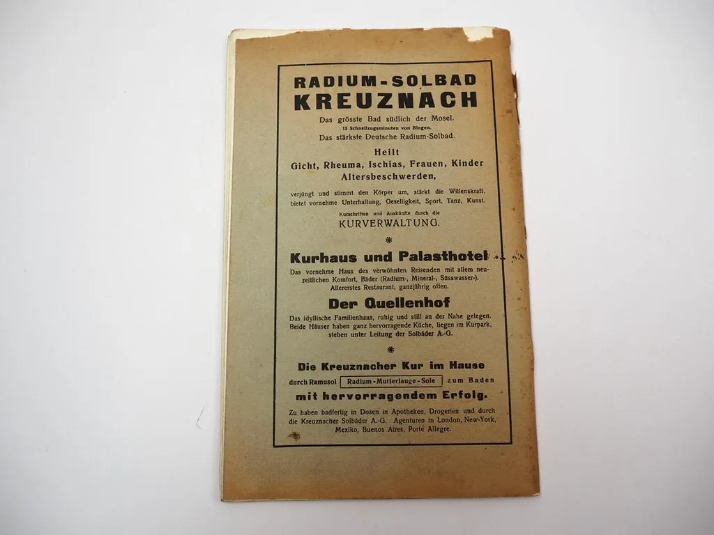 Festschrift 25 Jahre Bäcker Innung Bad Kreuznach Rheinland Pfalz 1925