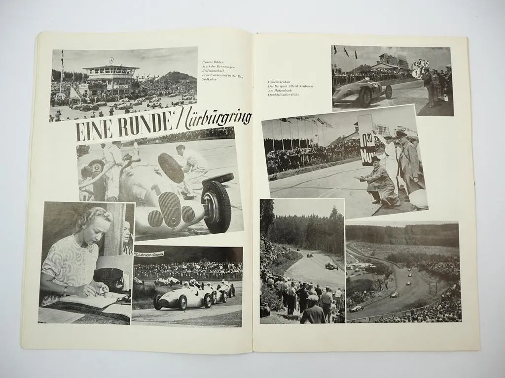 Festschrift 25 Jahre Nürburgring 1952 Motorsport Motorrad Autorennen