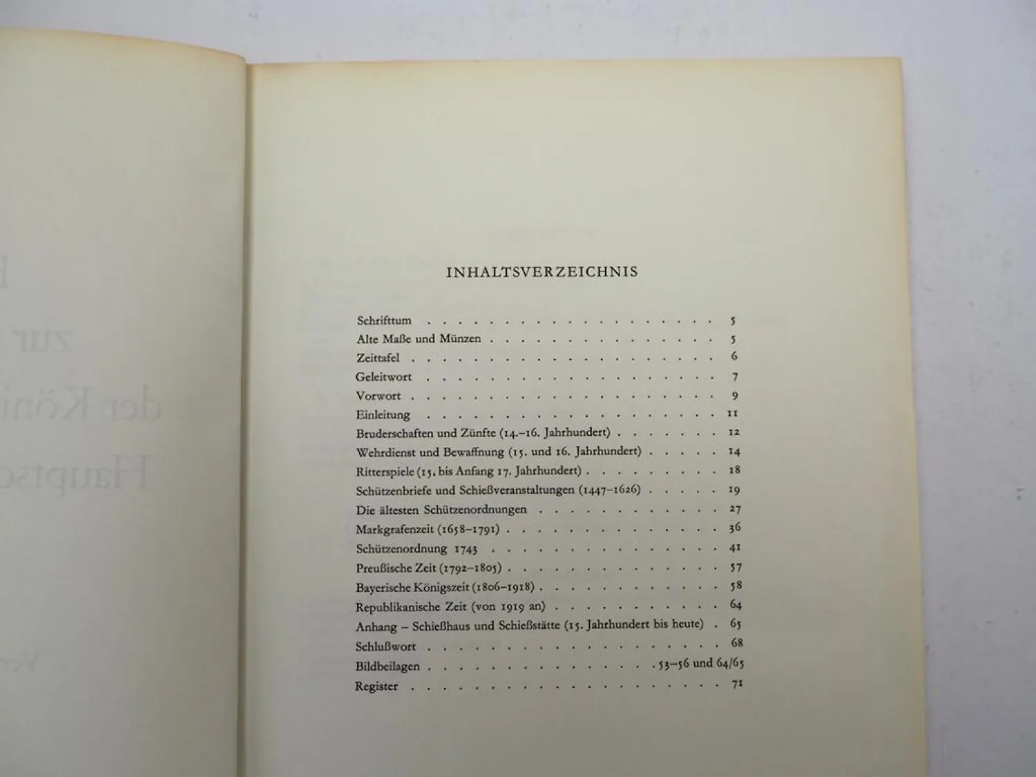 Festschrift 500 Jahre Ansbacher Schützen 1962 Ernst Kober