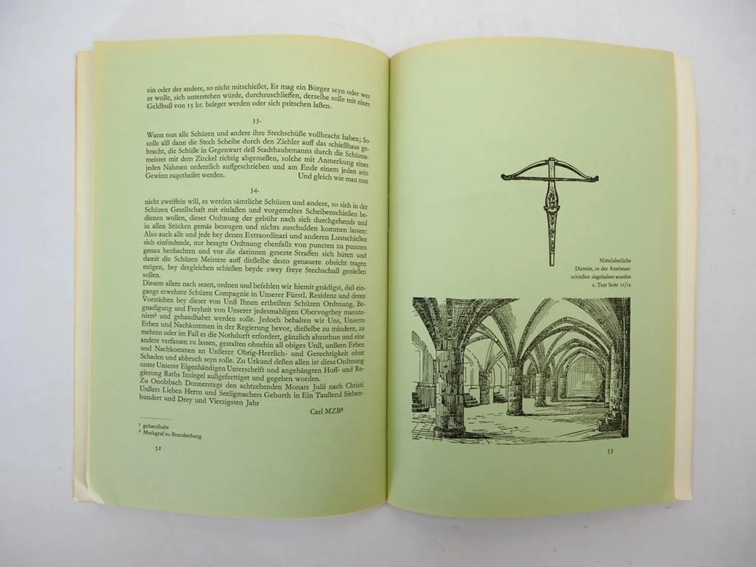 Festschrift 500 Jahre Ansbacher Schützen 1962 Ernst Kober