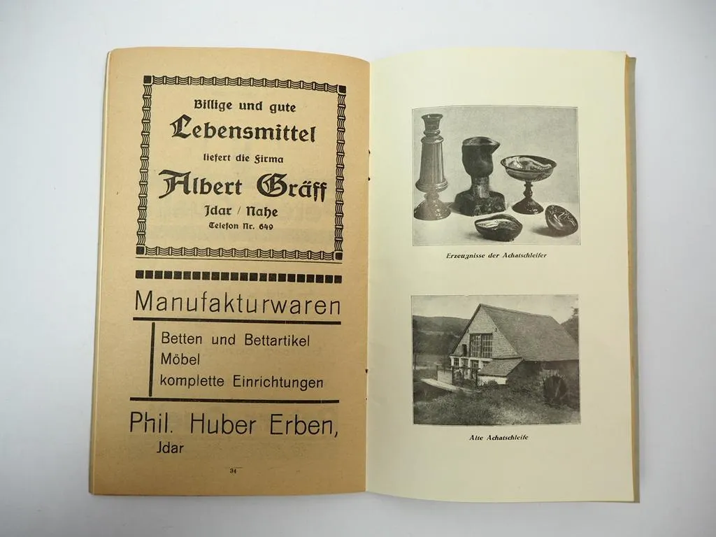Festschrift 60 Jahre Turnverein Idar Oberstein 1933 Rheinland-Pfalz