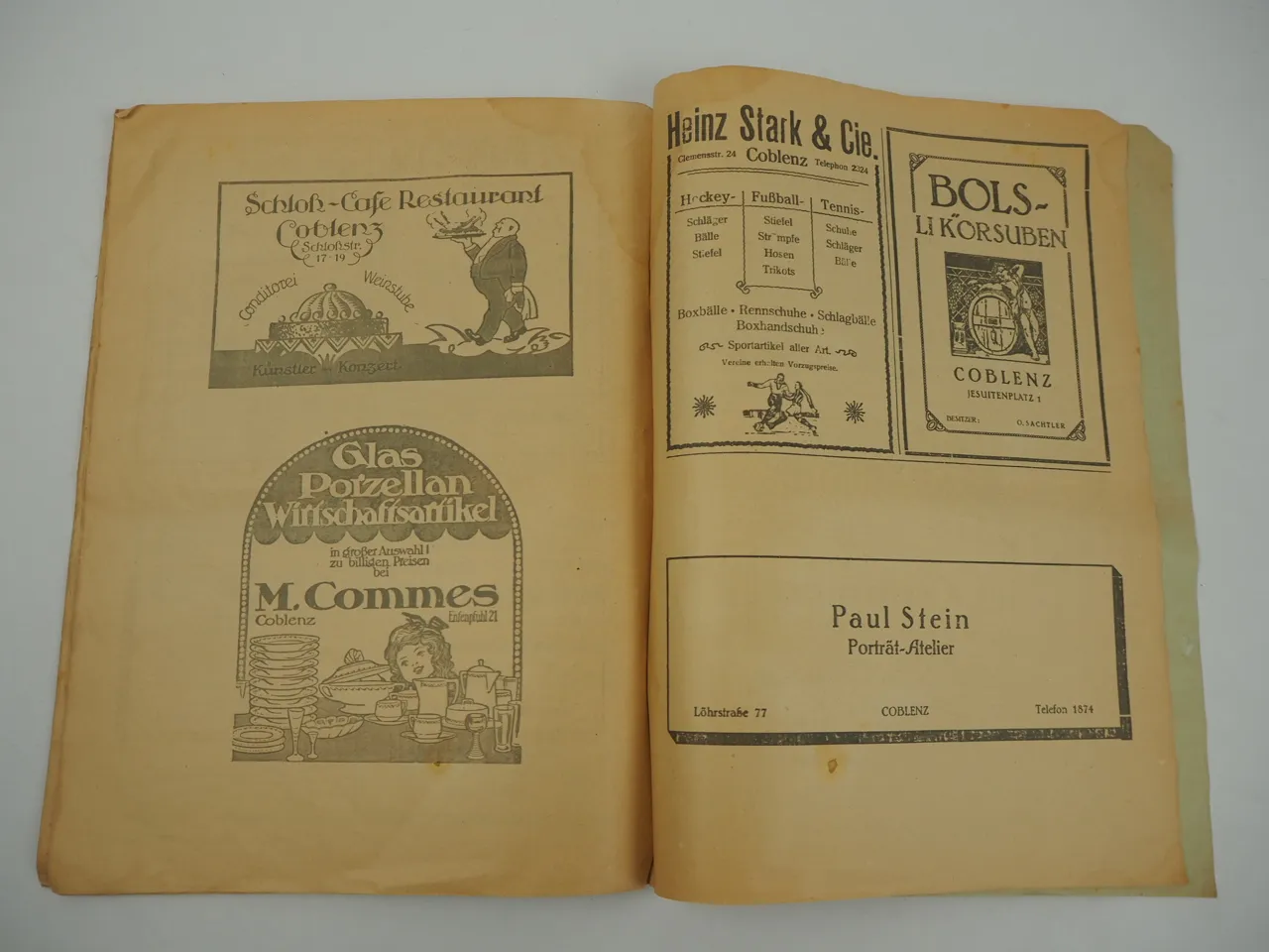 Festschrift zur Coblenzer Heimatwoche 1921 Koblenz Mosel Hochwald Hunsrück