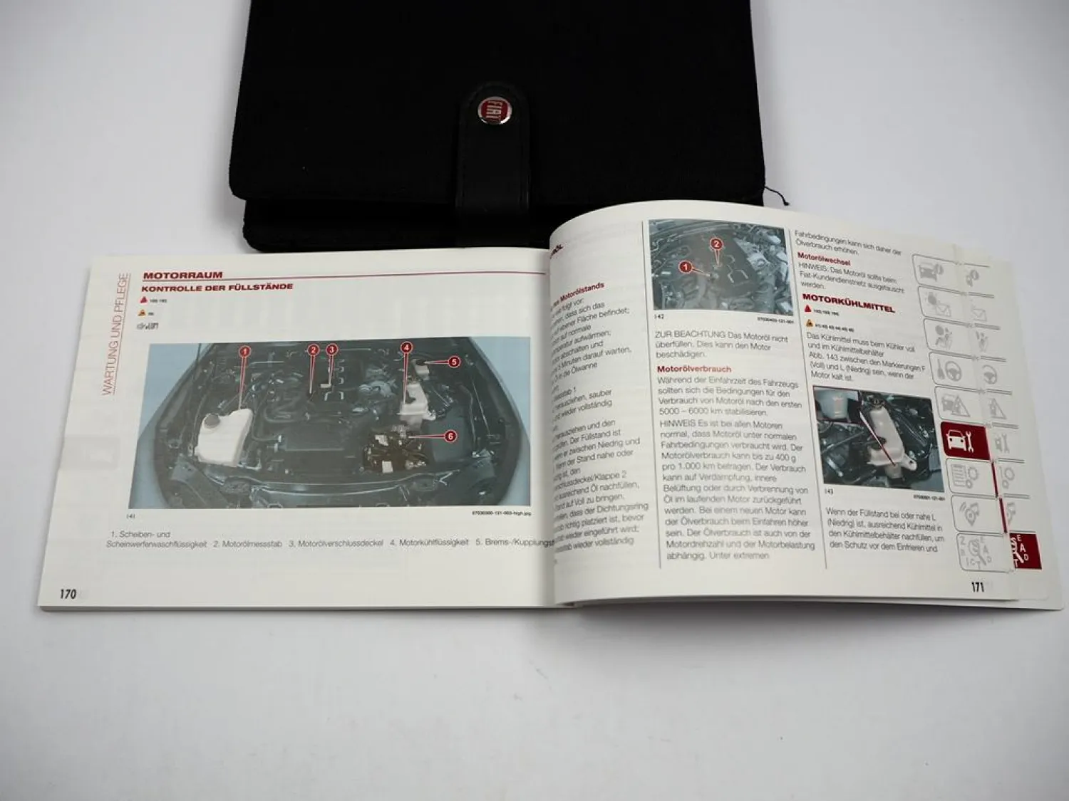 Fiat 124 Spider Betriebsanleitung Bedienungsanleitung 6/2016 Bordmappe