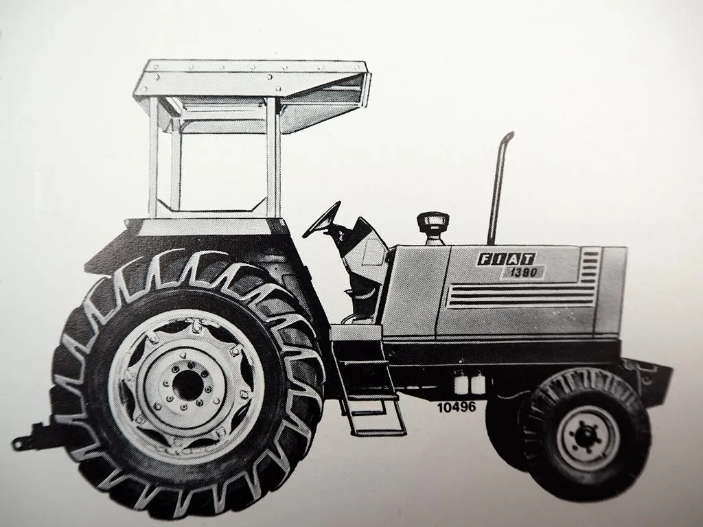 Fiat 1380 + DT Betriebsanleitung 1980