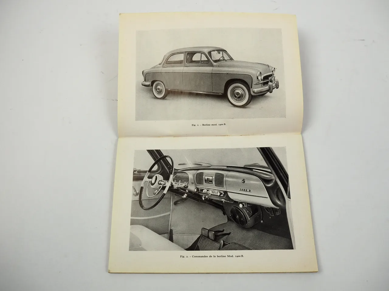 Fiat 1400B Berline Notice d entretien 1956