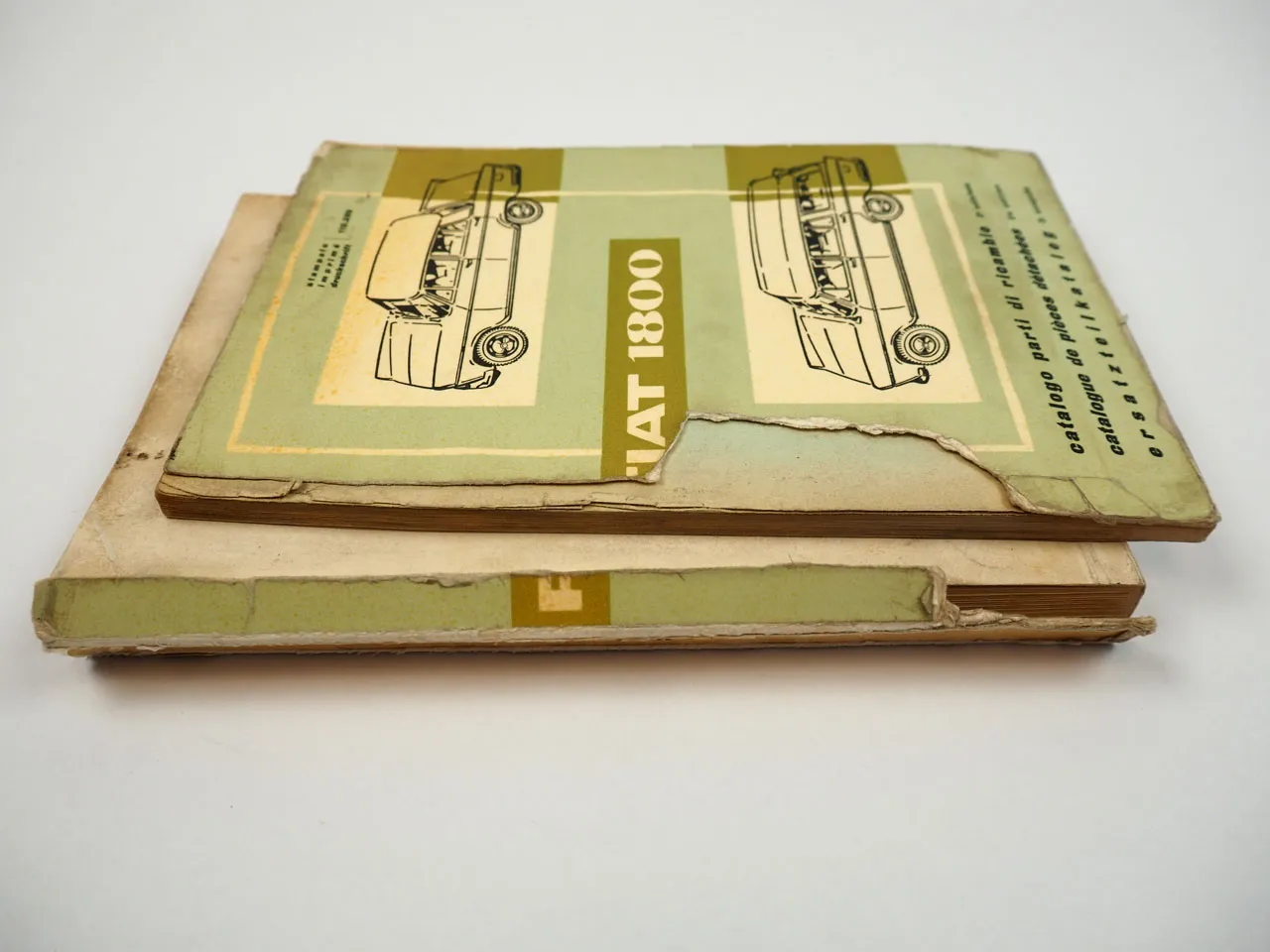 Fiat 1800 Ersatzteilliste Catalogo parti di ricambio 1959