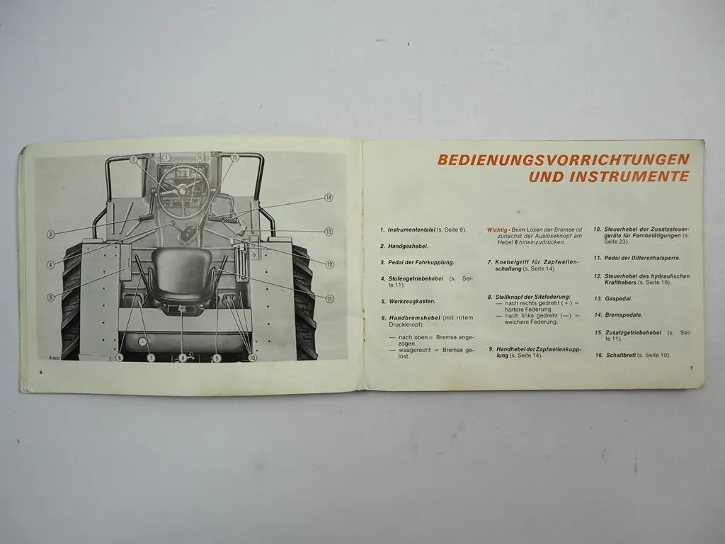 Fiat 680 680DT Traktor Betriebsanleitung Bedienungsanleitung 1978