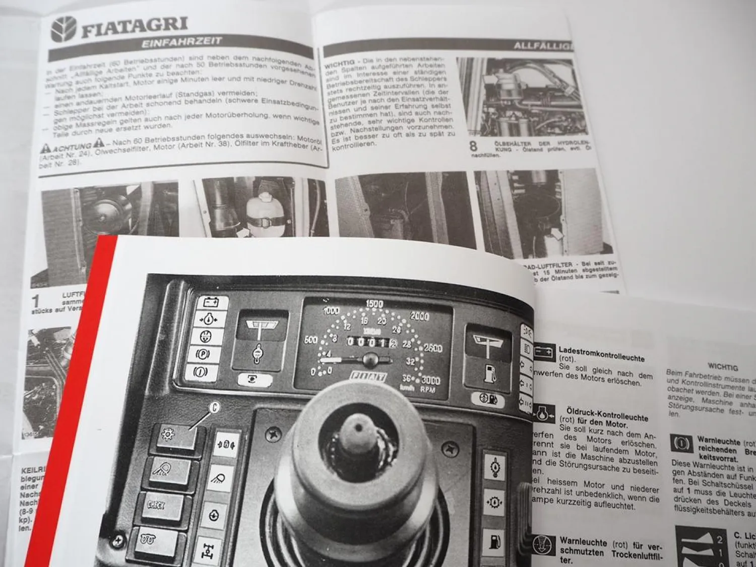 Fiat 70-90 80-90 + DT Betriebsanleitung Traktor Handbuch Wartungsplan 1984/86