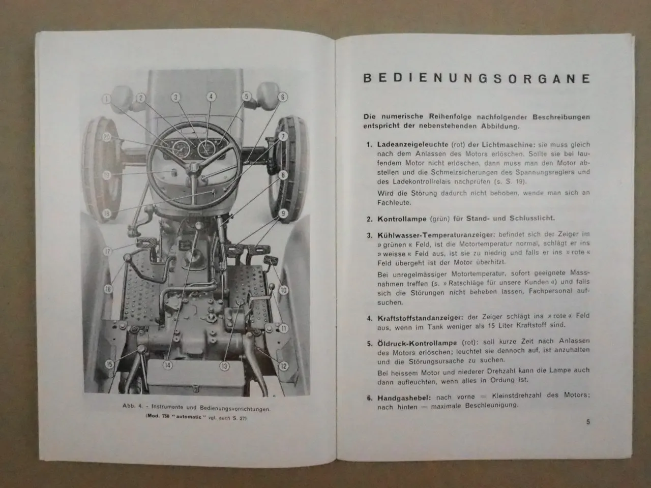 Fiat 750 Betriebsanleitung Bedienungshandbuch 1969