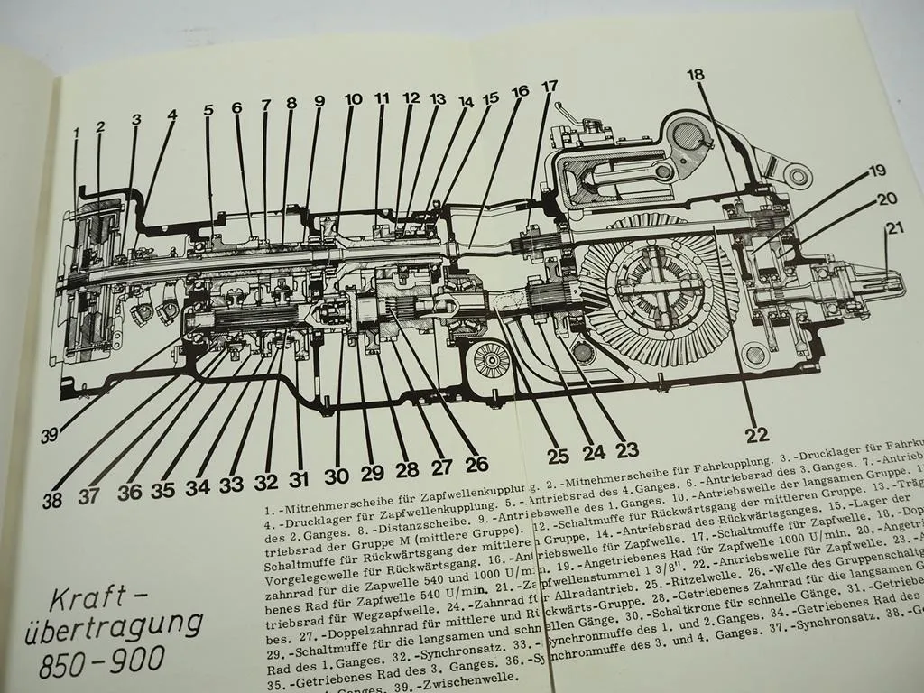 Fiat 850 900 Traktor Einstellwerte Werkstatthandbuch 1970