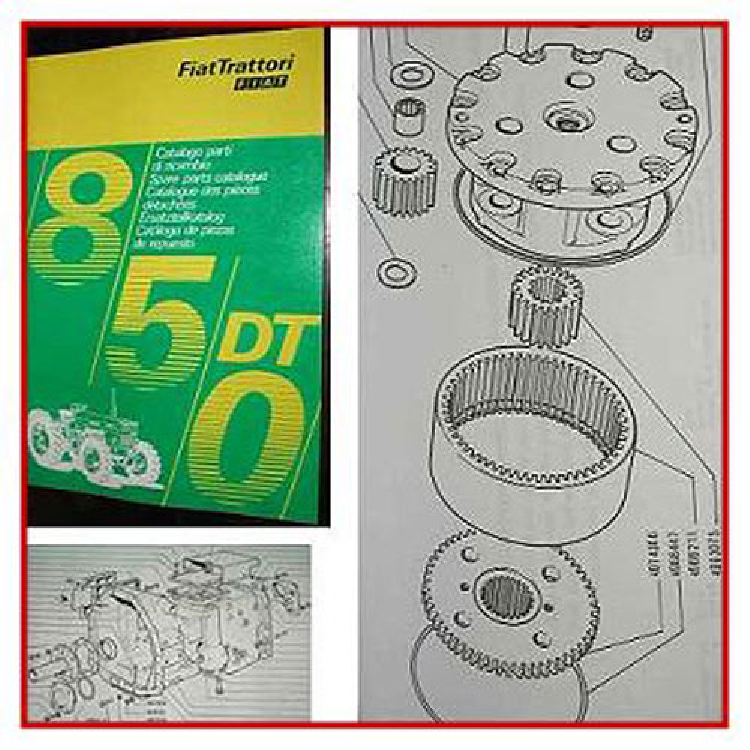 Fiat 850 DT Ersatzteilkatalog 1975 - Fachliteraturversand An- u ...