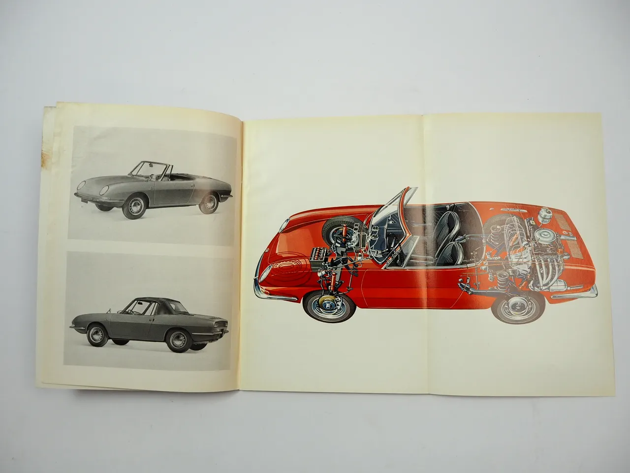 Fiat 850 Spider PKW Betriebsanleitung Bedienungsanleitung 1966