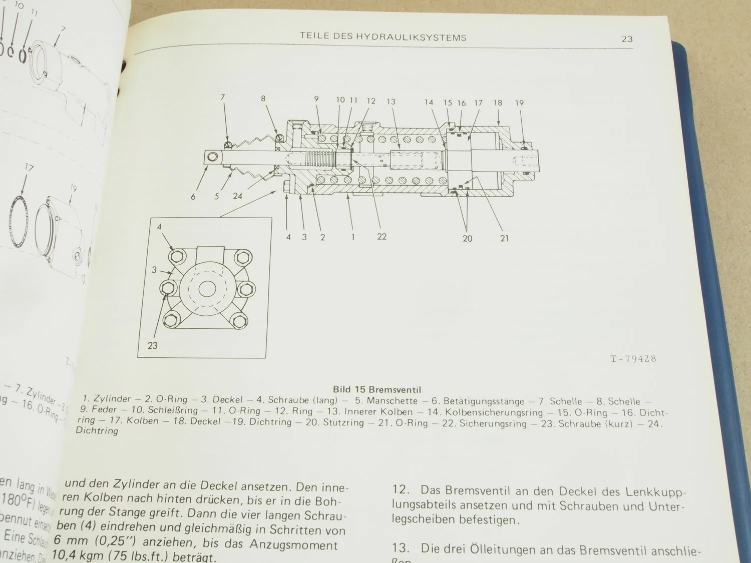 Fiat-Allis Fiatallis 31 Planierraupe Werkstatthandbuch Reparaturanleitung 1980er