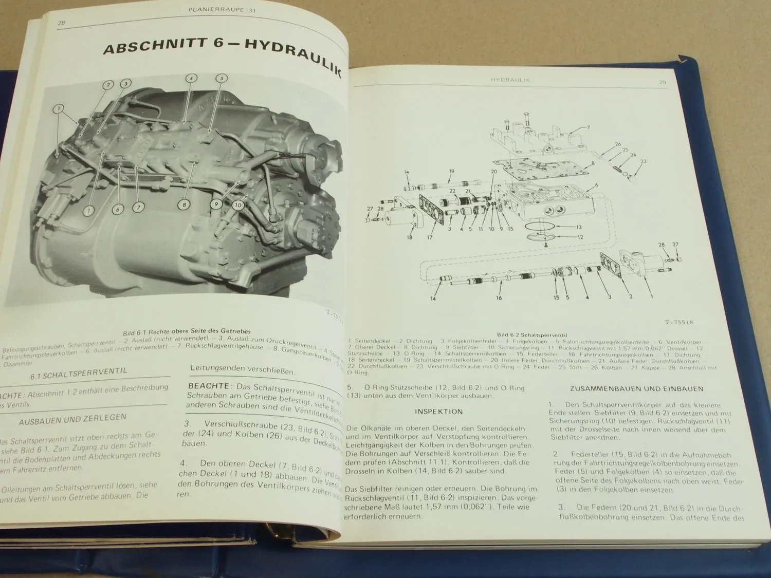 Fiat-Allis Fiatallis 31 Planierraupe Werkstatthandbuch Reparaturanleitung 1980er