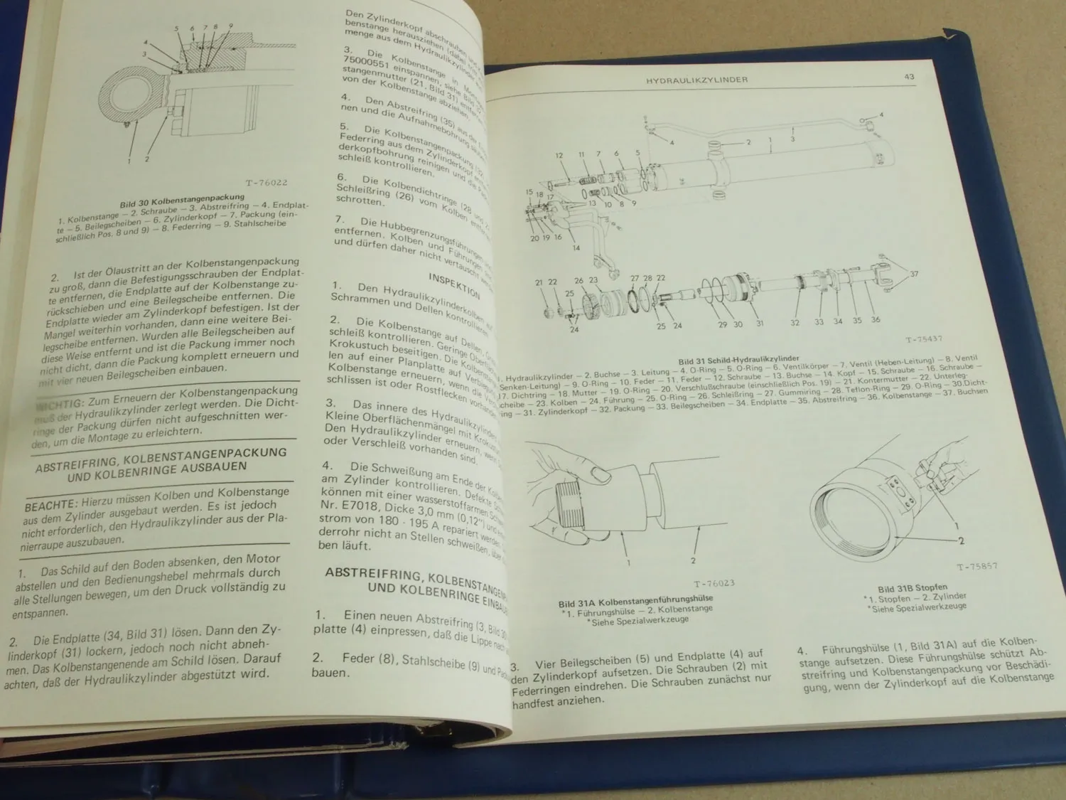 Fiat-Allis Fiatallis 31 Planierraupe Werkstatthandbuch Reparaturanleitung 1980er