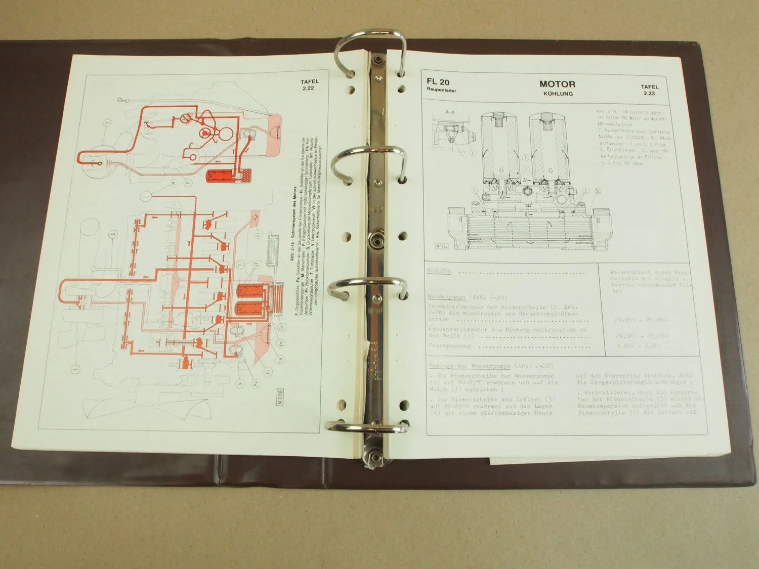 Fiat-Allis Fiatallis FL20 Raupenlader Technisches Handbuch Reparaturdaten 1980