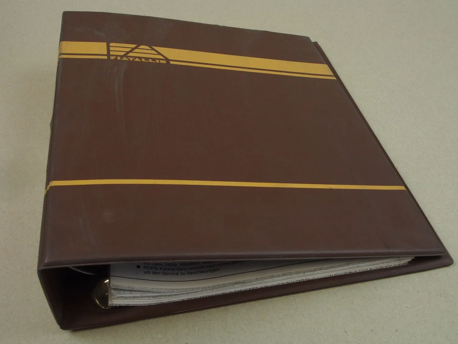 Fiat FL14E Laderaupe Schulungshandbuch Training Werkstatthandbuch 80er Jahre