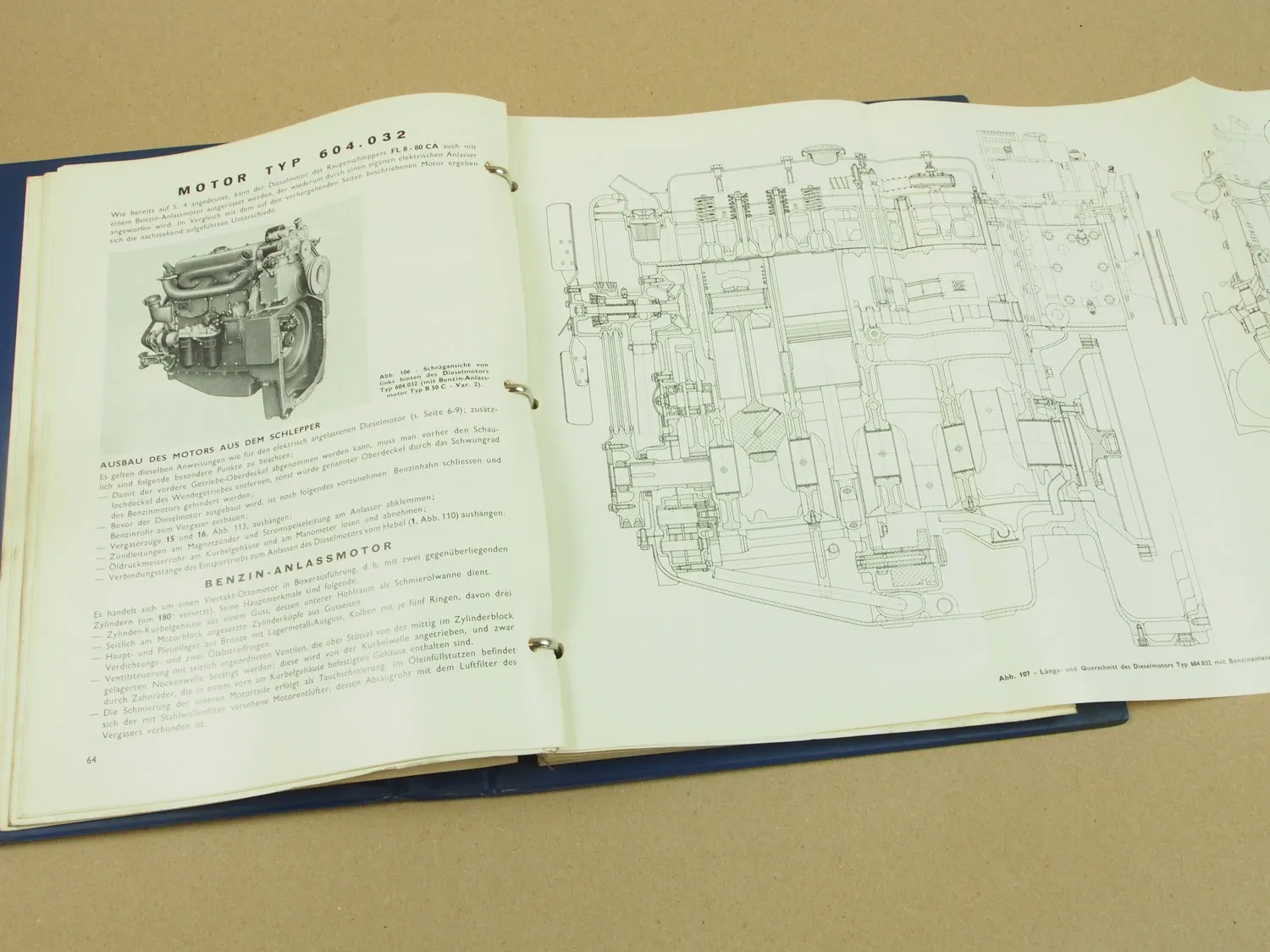 Fiat FL8-80CA Raupenschlepper Werkstatthandbuch Reparaturanleitung 1/1965