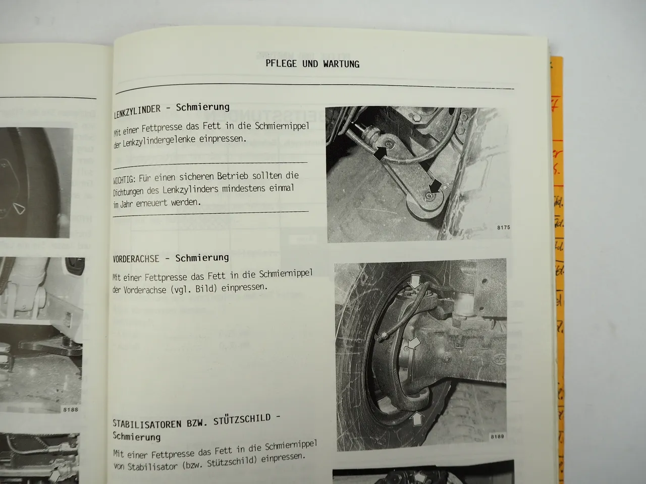 Fiat Hitachi FH150W Mobilbagger Betriebsanleitung Bedienung Wartung 1993