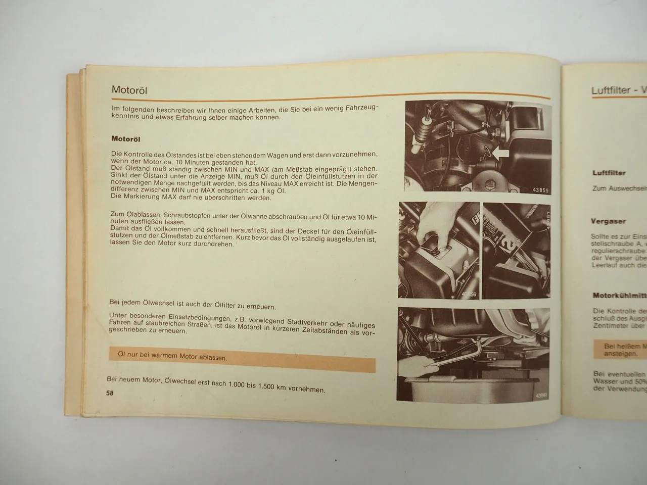 Fiat Panda 750 1000 L CL S 4x4 Betriebsanleitung Bedienungsanleitung 1987