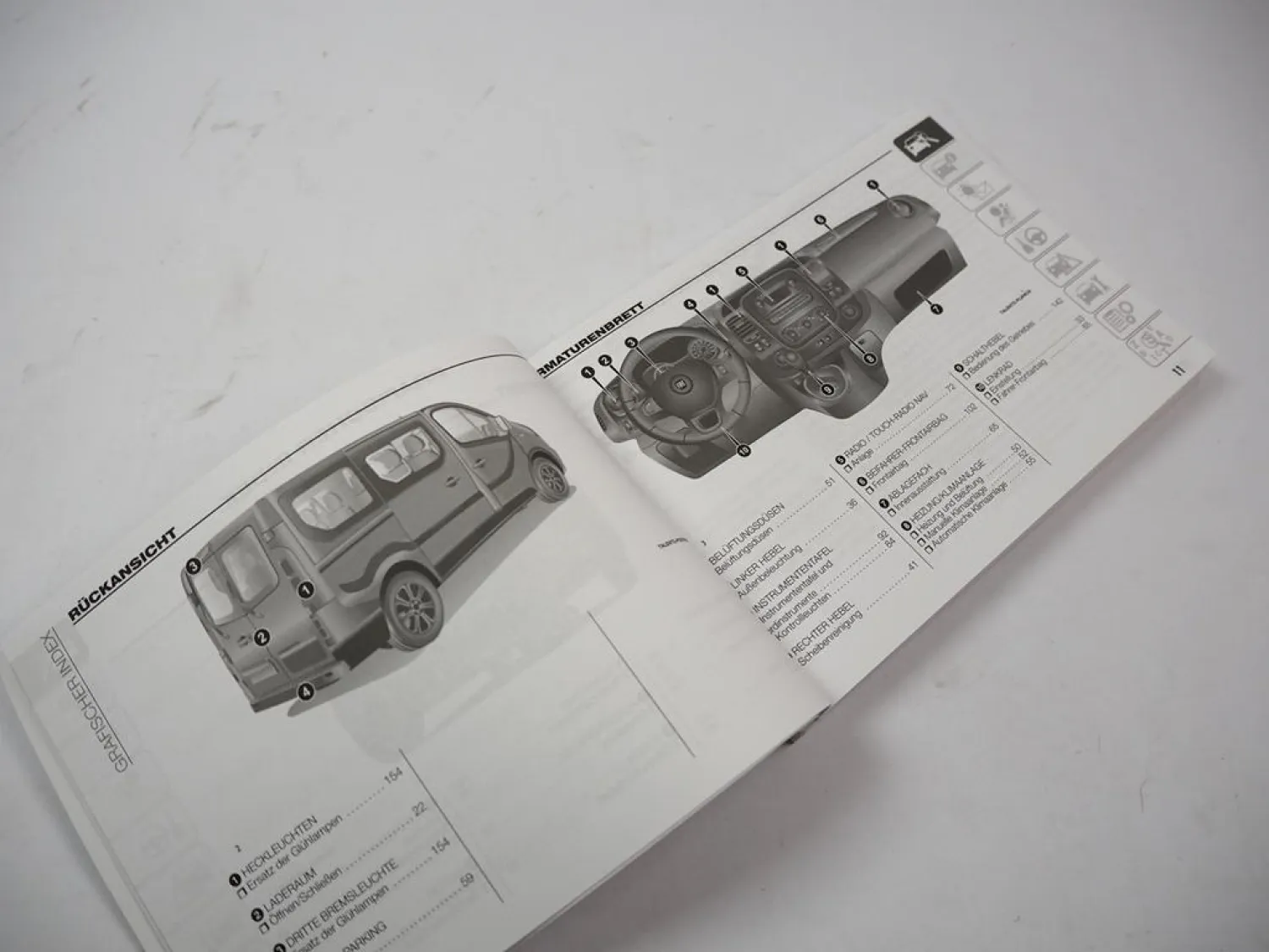 Fiat Talento Betriebsanleitung Bedienungsanleitung 9/2018 Bordbuch Deutsch
