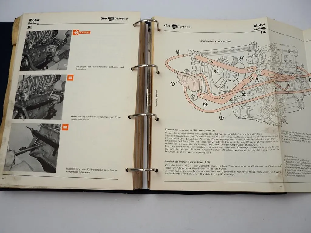 Fiat Uno 45 - 70S & 1.3 Turbo i.e. Werkstatthandbuch Reparaturanleitung 1986